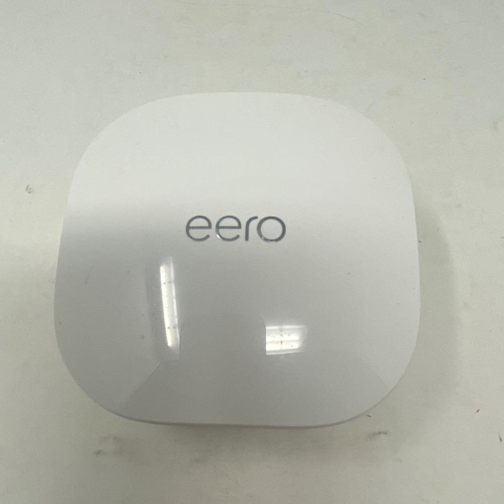 Amazon Eero Mesh WiFi Router White Model J010001 Dual Ethernet Port